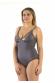 Слитный женский купальник Amarea - RX – 00024 бронзового цвета